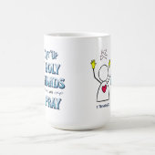 AUFHEBEN DER HEIZHÄNDE KAFFEE-TASSE KAFFEETASSE (Mittel)