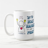 AUFHEBEN DER HEIZHÄNDE KAFFEE-TASSE KAFFEETASSE (Links)