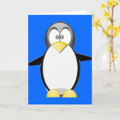 Aufheben eines Penquins Karte (Gelbe Blume)