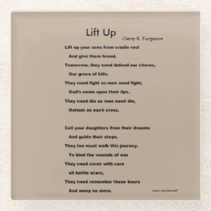 AUFHEBEN GLASUNTERSETZER