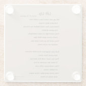 AUFHEBEN GLASUNTERSETZER (Rückseite)