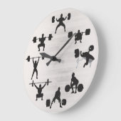 Aufheben Große Wanduhr (Winkel)