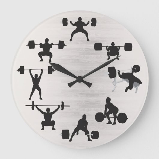 Aufheben Große Wanduhr (Vorderseite)