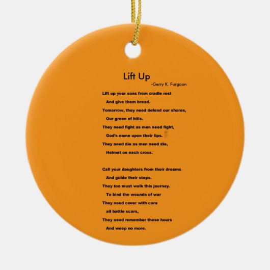 AUFHEBEN KERAMIK ORNAMENT (Vorne)