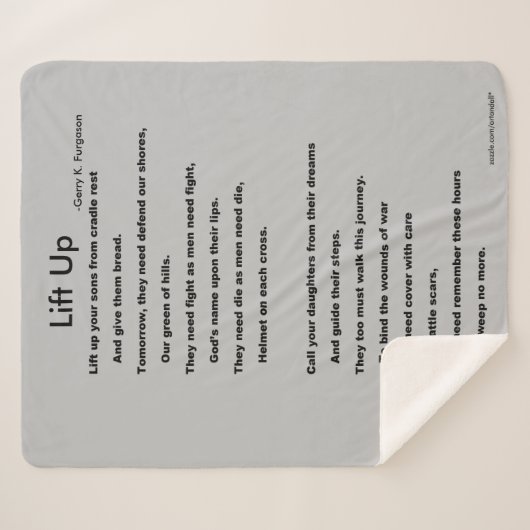 AUFHEBEN SHERPADECKE (Vorderseite (Horizontal))