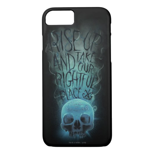 "Aufheben" - Skull & Rauch Graphic Case-Mate iPhone Hülle (Rückseite)