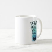 "Aufheben" - Skull & Rauch Graphic Kaffeetasse (VorderseiteRechts)