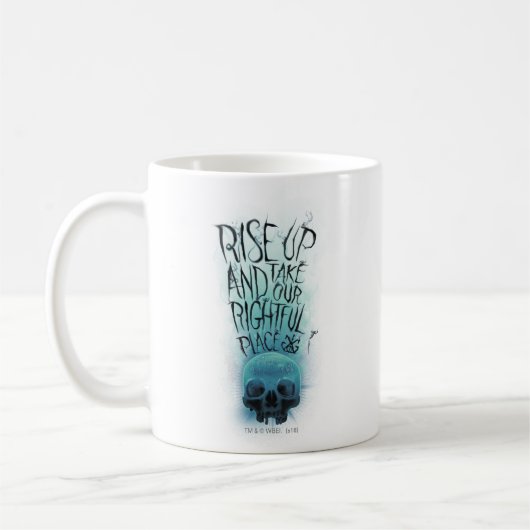 "Aufheben" - Skull & Rauch Graphic Kaffeetasse (Links)