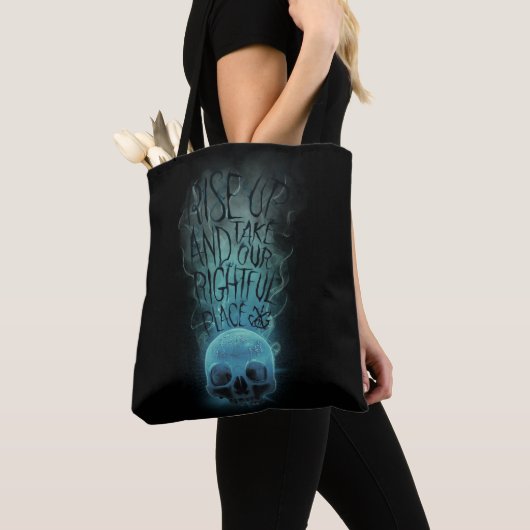"Aufheben" - Skull & Rauch Graphic Tasche (Von Nahem)