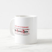 Aufhebung NY sichere TAT Kaffeetasse (Vorderseite Links)