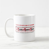 Aufhebung NY sichere TAT Kaffeetasse (Links)