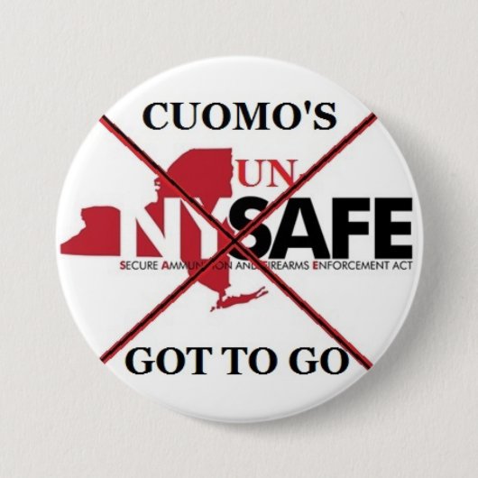 Aufhebung NY SICHERES TAT cuomo Button (Vorderseite)