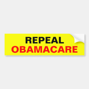 Aufhebung Obamacare Autoaufkleber