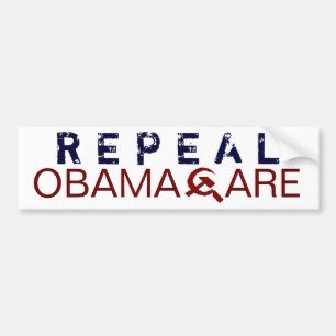 Aufhebung Obamacare Autoaufkleber