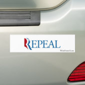 Aufhebung Obamacare mit Romney Autoaufkleber (Auf Auto)