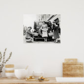 AUFHEBUNGSVERBOTE AUTOAUFKLEBER 1932 POSTER (Küche)