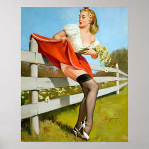 Aufholt auf Zaun-Button Poster