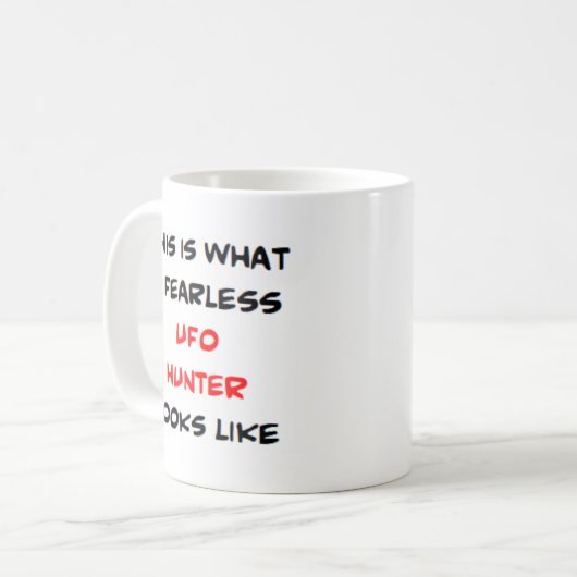 Aufjäger, furchtlos kaffeetasse (Vorderseite Links)