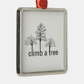 Aufklappen eines Baumdesigns Ornament Aus Metall (Rechts)