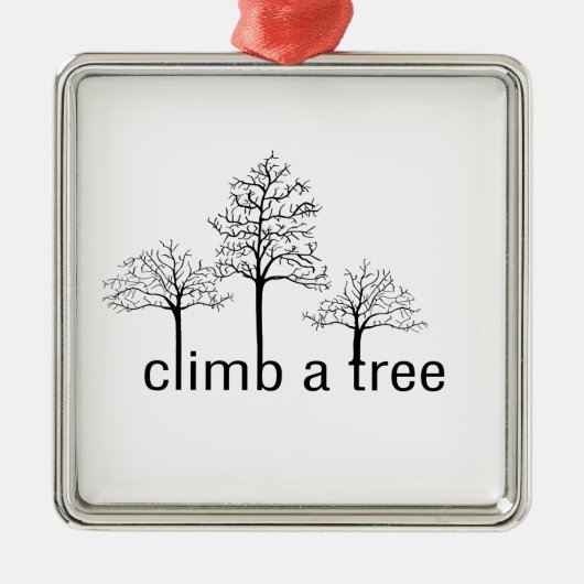 Aufklappen eines Baumdesigns Ornament Aus Metall (Vorne)