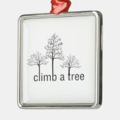 Aufklappen eines Baumdesigns Ornament Aus Metall (Links)