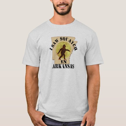 Aufklärer Arkansas Sasquatch Bigfoot - ich sah ihn T-Shirt (Vorderseite)