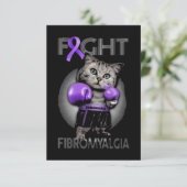 Aufklärung der Fibromyalgie Karte (Stehend Vorderseite)