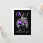 Aufklärung der Fibromyalgie Karte (Vorderseite/Rückseite Beispiel)