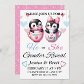 Aufklärung der Geschlechter, Personalisierte Einla Einladung (Vorne/Hinten)