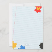 Aufklärung über Autismus Einladung (Rückseite)