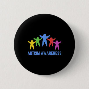 Aufklärung über Autismus Feiern Diversity-Sticker Button