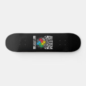 Aufklärung über Autismus Liebe verstehen Skateboard (Horizontal)