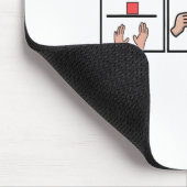 Aufklärung über Autismus Will Akzeptanz Mousepad (Ecke)