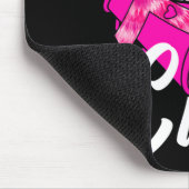 Aufklärung über den Brustkrebs im Monat C Mousepad (Ecke)