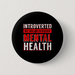 Aufklärung über psychische Gesundheit Depression  Button