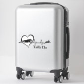 Aufkleben von Vinyl-Aufkleber nach Maß Aufkleber (Koffer)