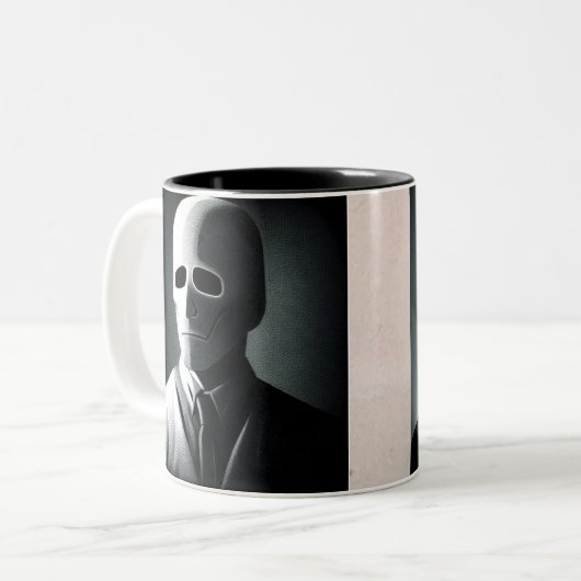 Aufklebende Tasse (Vorderseite Links)