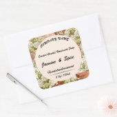 Aufkleber #11, Etikett für Kerzenseife, bearbeitba (Umschlag)