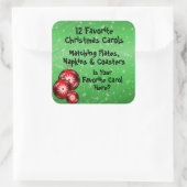 Aufkleber 12 Favoritenkarolen (Tasche)