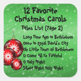 Aufkleber 12 Favoritenkarolen - 4