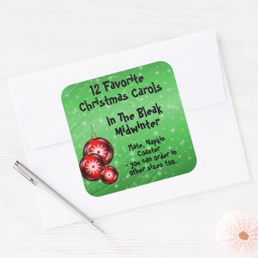 Aufkleber 12 Favoritenkarolen - 8 (Umschlag)