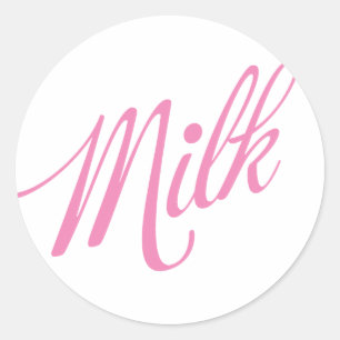 Aufkleber 2 des Milch-Rosa-3