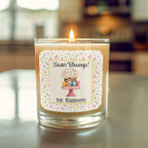 Aufkleber 3-in, Name | Ostersegnung glücklich Oste