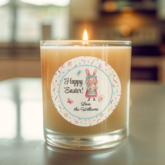 Aufkleber | 3-in Niedlich Happy Oaster Miss Bunny