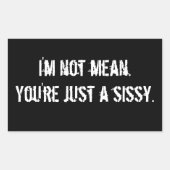 Aufkleber 4-Pack: Sissy (Vorderseite)