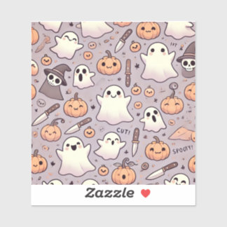 Aufkleber 4" x 4" für Vinyl-Halloween-Vinyl, kunde