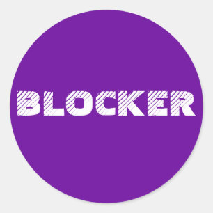 Aufkleber 6 - oder 20-Pack: Blocker