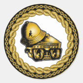 Aufkleber "80er Baby-Johnny 5". (Vorderseite)