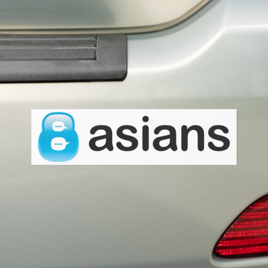 Aufkleber 8Asians Autoaufkleber (Auf Auto)