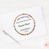 Aufkleber,#9 Etikett für die Seife der Geschenkker Runder Aufkleber (Umschlag)